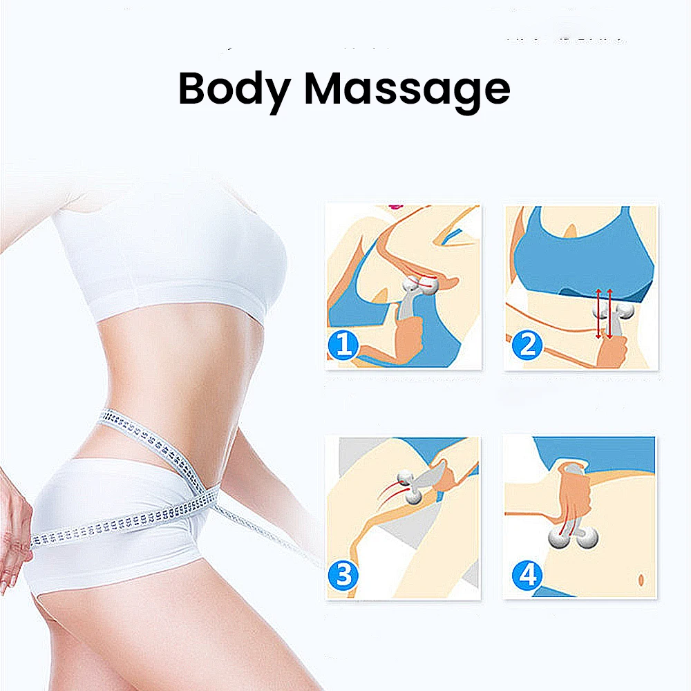 JUFIT3D роликовый массаж V лифтинг лица массажный инструмент красота затягивает кожу тела формируя Расслабление тонкий аппарат для лифтинга