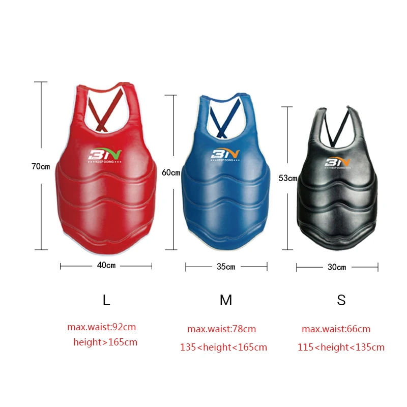 chest guard size