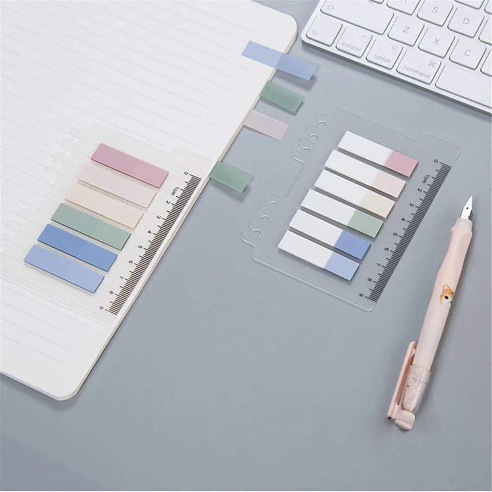 

Creative Transparent Spiral Notebook Index Pages 6 Holes Planner Dividers Post it Notepads Planner Stickers Memo Pad Note Sticky