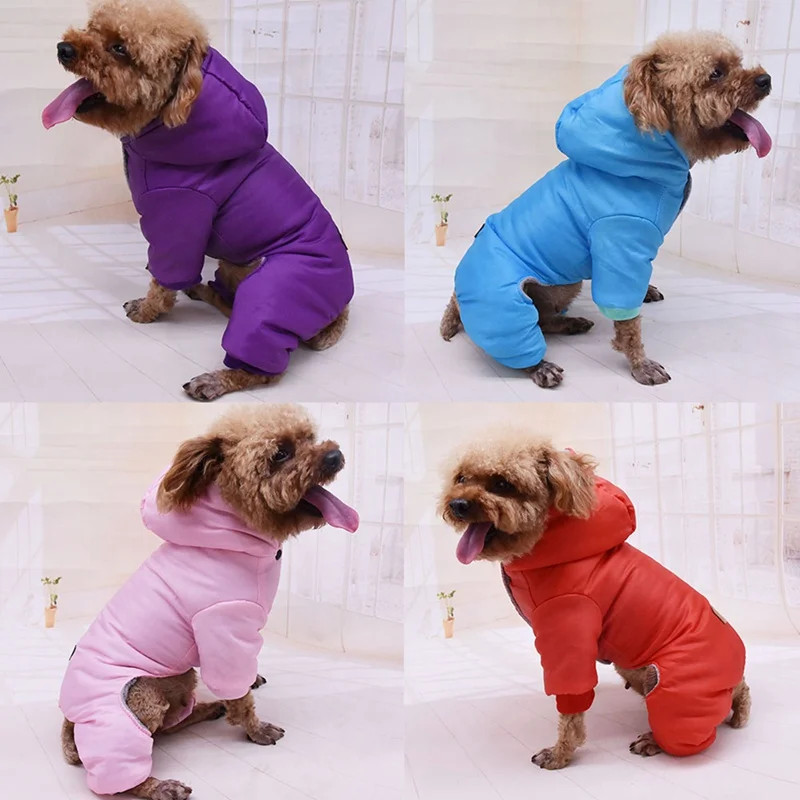 Пальто для собак куртка хлопок флис ветрозащитный Французский бульдог Одежда для собак наряды Собака Толстовка Зимняя одежда для домашних животных