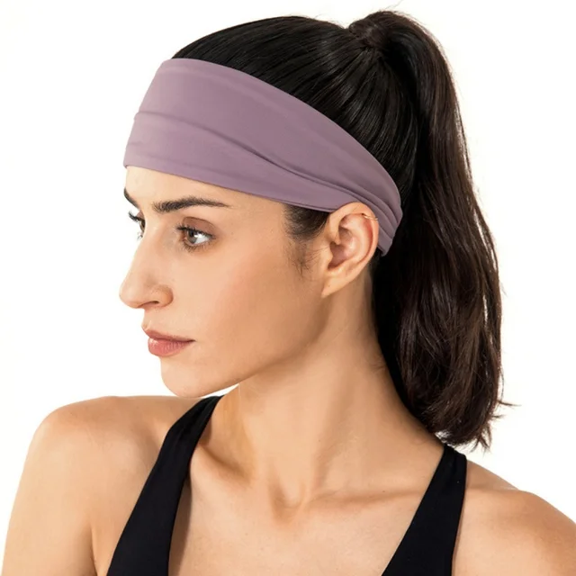 3 Pièces Bandeau Cheveux de Yoga, Bandeaux Femme, Bandeau Cheveux Élastique  pour Sportif, Course, Yoga (Schwarz, Weiß, Asche) : : Mode