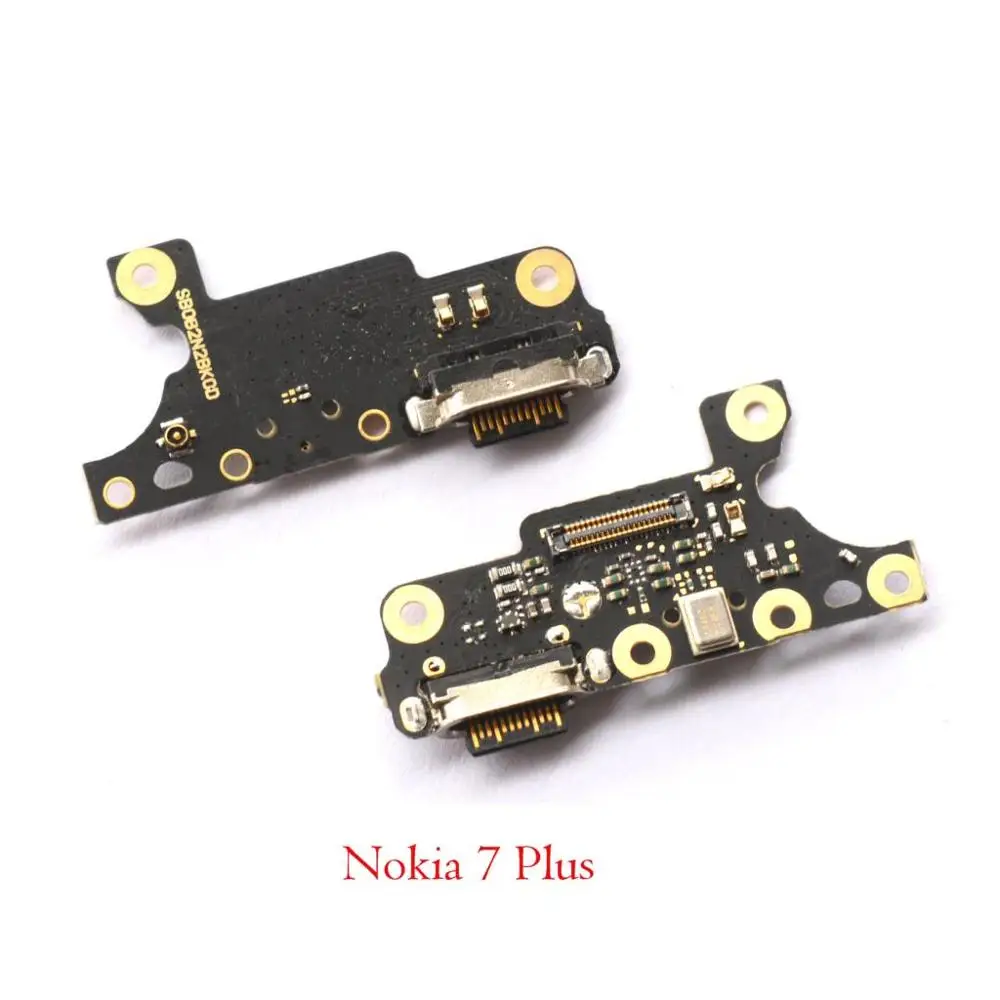 Usb порт для зарядки док станция разъем плата гибкий кабель с микрофоном Nokia 3 2 5 6 7