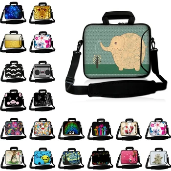 

Universal Laptop Bag 10/12/13.3/14.1/15.6/15.4/17 Notebook Messenger Case Large Capaticy With Exta Bag Computer Travel Briefcase