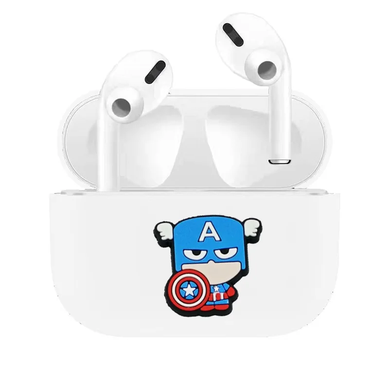 24 Чехол Marvel с Бэтменом для Apple Airpods Pro 3, наушники для AirPods Pro, чехол, беспроводная Bluetooth гарнитура, чехол, сумка для Airpods 3 - Цвет: 24