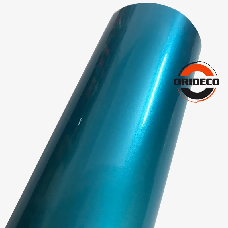 light blue glossy metallic vinyl sticker 11