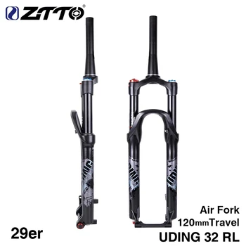 

ZTTO UDING 32 RL 120mm Air Mountain Bike Fork 29 Inch Suspension Lock Straight Tapered Thru Axle QR Quick Release for MTB Bike