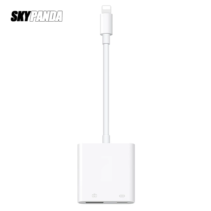 Кабель-переходник OTG Lightning/USB для камеры SLR высокая мощность зарядки телефона iPad