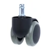 Rubber PU Nylon Universal Wheels Chair Caster Castors Roller Replacement 2'' / Smooth and Quiet ► Photo 3/6