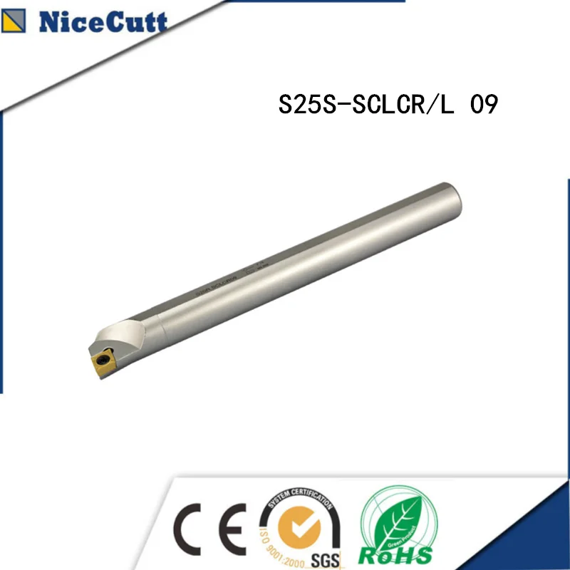 S25S-SCLCR/L 09 Nicecutt внутренний токарный инструмент держатель для CCMT вставить токарный инструмент держатель