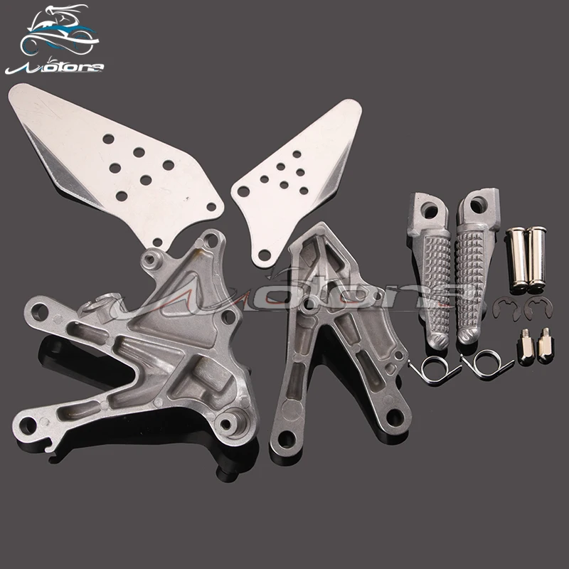 Спереди подножки для ног педали кронштейн для KAWASAKI ZX10R 2006 2007 2008 2009 2010 06 07 08 09 10 2006-2010 мотоцикл