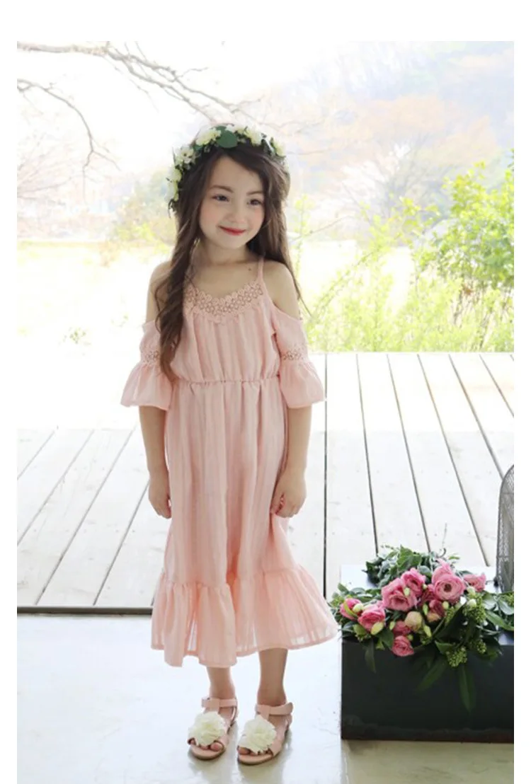 off shoulder children clothing girls dress summer 2017 maxi long kids dresses for girls 6 7 10 11 9 13 12 14 years white pink girls dresses 5 6 7 8 9 10 11 12 13 14 15 16 years old little big teenage girl maxi dress (9)