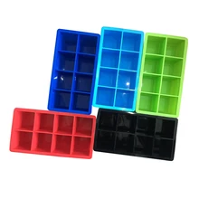 Силиконовый материал креативные квадратные ледяные сетки формы для хранения пищевых продуктов силиконовая форма для льда 8 Grids1