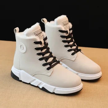 

Snowfield Boots Woman 2019 Winter In Canister Cotton-padded Shoes Non-slip High Help Outdoors Cotton Boots