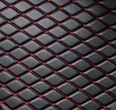 lsrtw2017 fiber leather car trunk mat for hyundai Creta hyundai ix25 Hyundai Cantus - Название цвета: black red wire