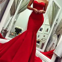 Красное сексуальное женское платье русалки для выпускного вечера, новинка, вечерние платья без рукавов, вечерние платья abendkleider vestidos de fiesta