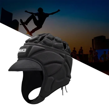 

EVA Soccer Football Goalkeeper Head Guard Helmet Protector Hat Headguard for Rugby Baseball Ice Hockey Roller Skatings Surfing