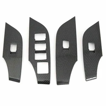 

Car Door Armrest Cover Trims Carbon Fiber Style Decorative For Toyota RAV4 2019-2020 Interior Mouldings