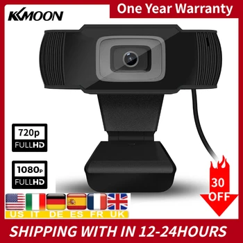 

720/1080P HD Web Camera USB Webcam PC Camera Plug Play Camera Autofocus with Noise Cancelling Microphone for Computers Laptop