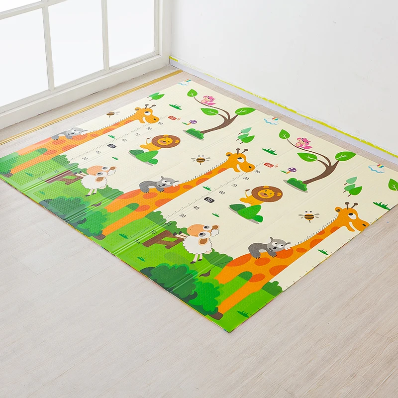 Alfombra Infantil Plegable en XPE Foam-Super Soft, Alfombra Bebe Reversible  - Superficie Grande 195×175 CM, Manta Actividades Bebe Antideslizante,  Resistente al Agua y Seguro Para Usar : : Bebé