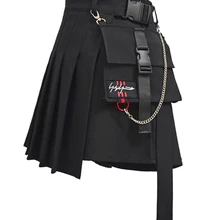 Женские юбки в консервативном стиле, весна-лето, женские юбки с высокой талией, на шнуровке, с большим подолом, мини-юбки для девочек, трапециевидная юбка AIYANGA