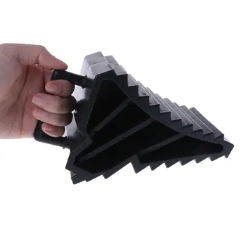 

Hot New Hot 2 Pcs Antislip Vehicle Car Truck Wheel Tire Chock Stop Block Black Car Parking Accessories