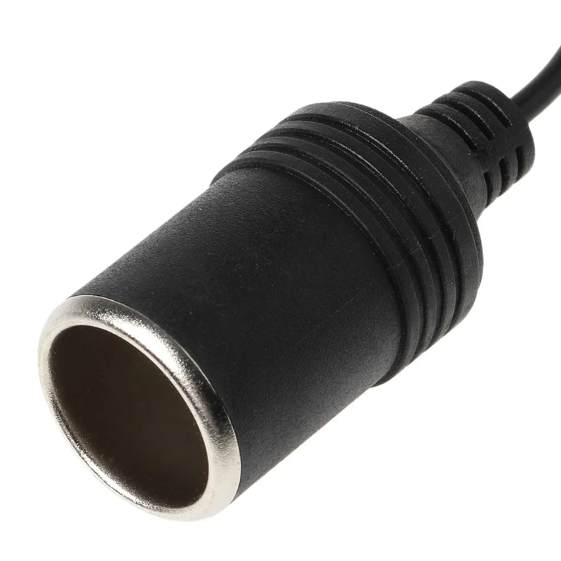 Car Charger Power Supply Adapter USB C PD Female Type C Male to 12V Car Socket Power Supply Cable with Output Voltage Display for 12V Car LED Light Driving GPS