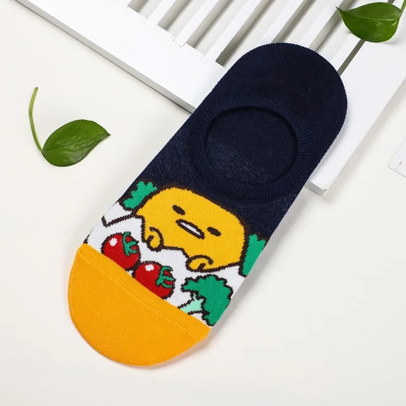 Мультяшка Гудетама носки с принтом babyoroll babyororoll Марка pom-Pom Purin Bad Марка Badtz Maru путешествия лягушка милые забавные женские хлопковые носки