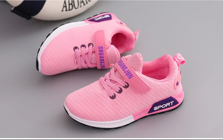Children Sports Shoes,Boys Girls, Outsole Slip Patchwork Breathable Kids Sneakers Child Running Shoe Children's Shoes