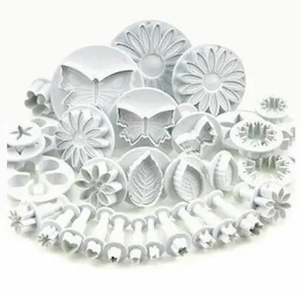 33 pieces /set Sugarcraft cake decoration tool set Fondant diver cutters tools Cookie Biscuit mold baking accessories | Дом и сад