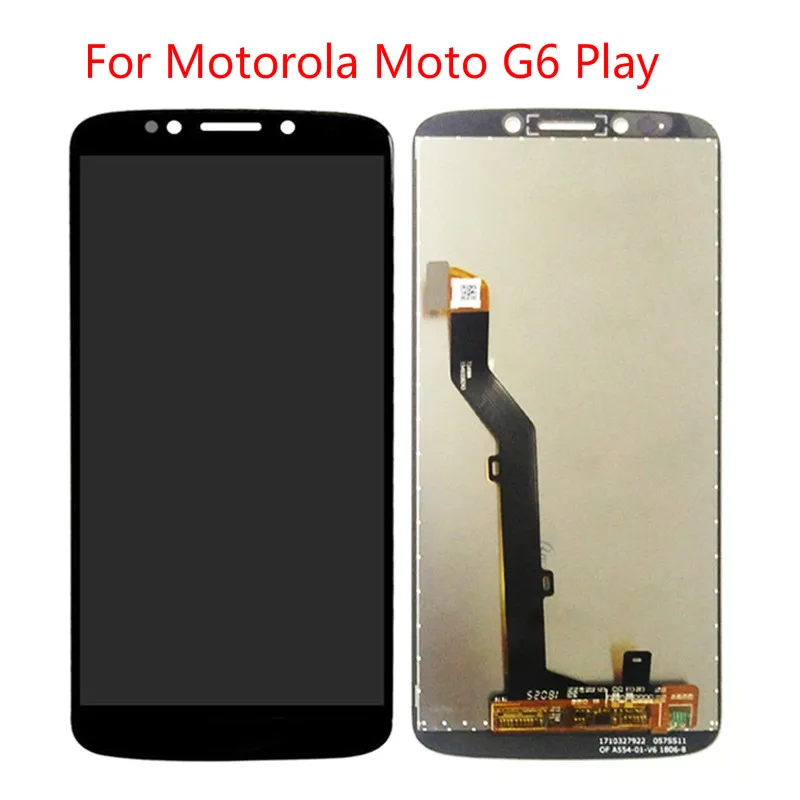 

100% Tested Top quality 5pcs For Motorola Moto G6 Play xt1922 LCD Display Touch Screen Glass Digitizer Complete Assembly