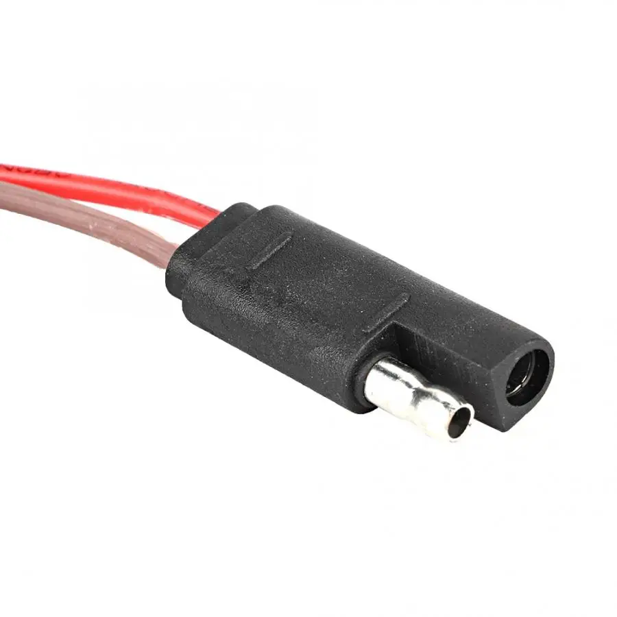 2 контактный разъём с пружинным удлинительным кабелем 18x2AWG адаптер для проводки разъем аксессуар прицеп вилка буксирный Канат адаптер