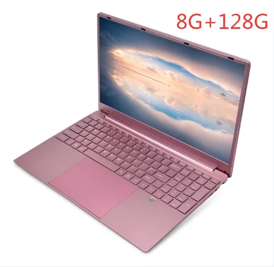 8G 128G Pink 14,1 дюймов изысканный ноутбук Windows 10 Quad-core Intel Cherry Trail Z8350 4 ГБ 64 ГБ ультрабук Dual камера ноутбука - Цвет: 8G 128G Pink