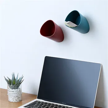 

Wall-mounted Storage Box Office Pen Pencil Holder Stand Container Wall Key Storage Tube Mobile Phone Organizer Umbrella Bag Rack