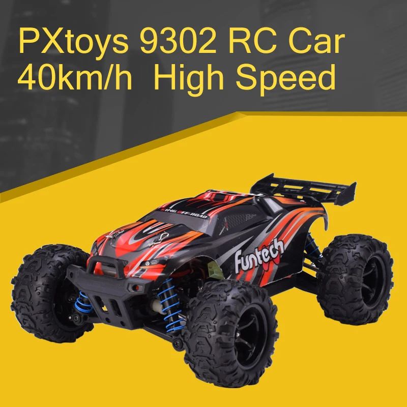 PXtoys 9302 1:18 4WD Радиоуправляемый автомобиль 40 км/ч внедорожный высокий гоночный скоростной автомобиль RTR монстр грузовик дистанционное управление игрушки для детей подарок - Цвет: Оранжевый