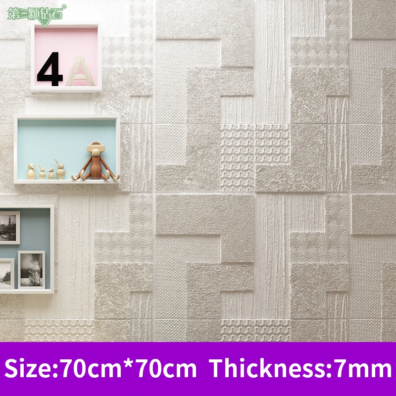 3D Imitatie Tegel Stenen Muur Sticker Behang Muur Plafond Decoratie Tv