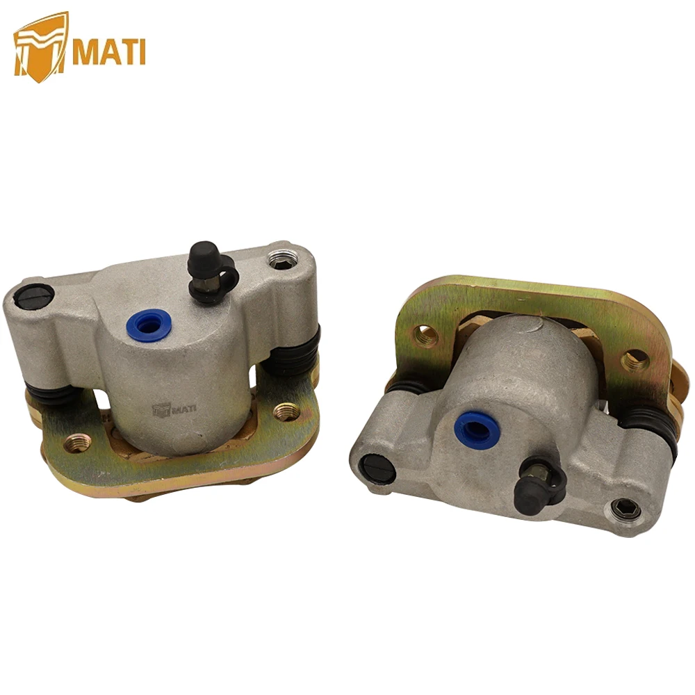 

Middle Left Right Brake Caliper Assembly for ATV Polaris Trail Boss 250 Trail Blazer 250 Big Boss 250 1930663 1930664 with Pads