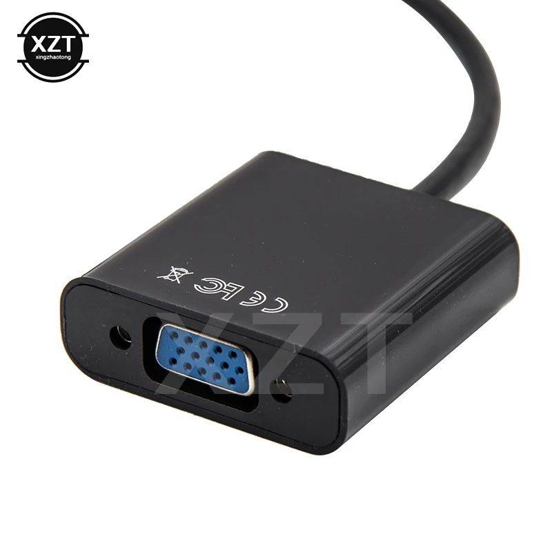 HDMI To VGA Adapter Cable VGA To HDMI Converter VGA Cable Adapter HDMI Cable VGA Cable HDMI-compatible TO VGA Adapter Cable Male To Female Converter 1080P VGA Jack 3.5 AUX Cable USB Power For PC Laptop projector TV