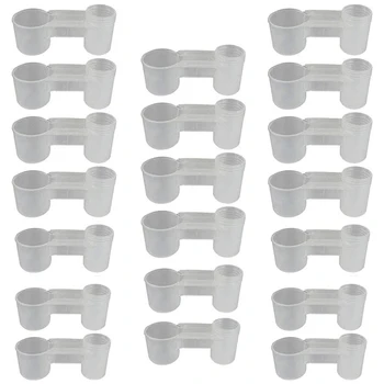 

20 Pcs Bird Drinker Feeder Bird Feeder Slot Animal Feeding Accessories