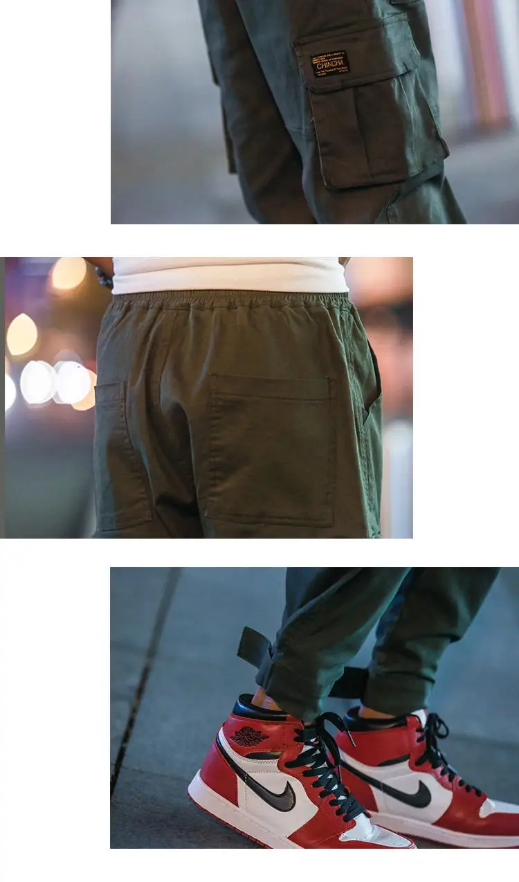 Privathinker pantalones de los hombres, уличная одежда, мужские джоггеры Pantalones negro sudoroso hombre, хип-хоп, otouno bolsillos pant