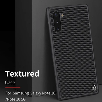 

NILLKIN Textured Case Nylon Fiber Non-slip Luxury Business Frosted Back Cover For Samsung Galaxy Note 10/Note 10+/Note 10 5G