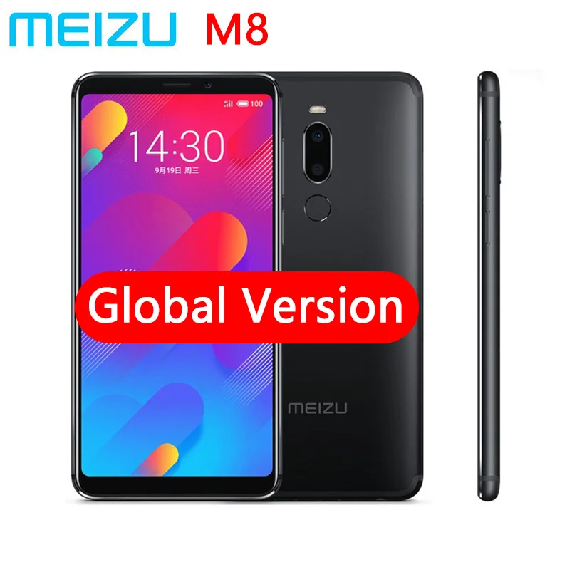 Оригинал Meizu M8 глобальная версия 64 Гб ПЗУ MTK Helio P22 четыре ядра мобильный телефон 5 7