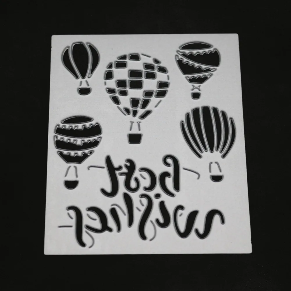 Arrival Hot Air Balloon Metal Cutting Dies Stencils for DIY Fustelle Metalliche Per Scrapbooking Stamps Decorative Embossing New