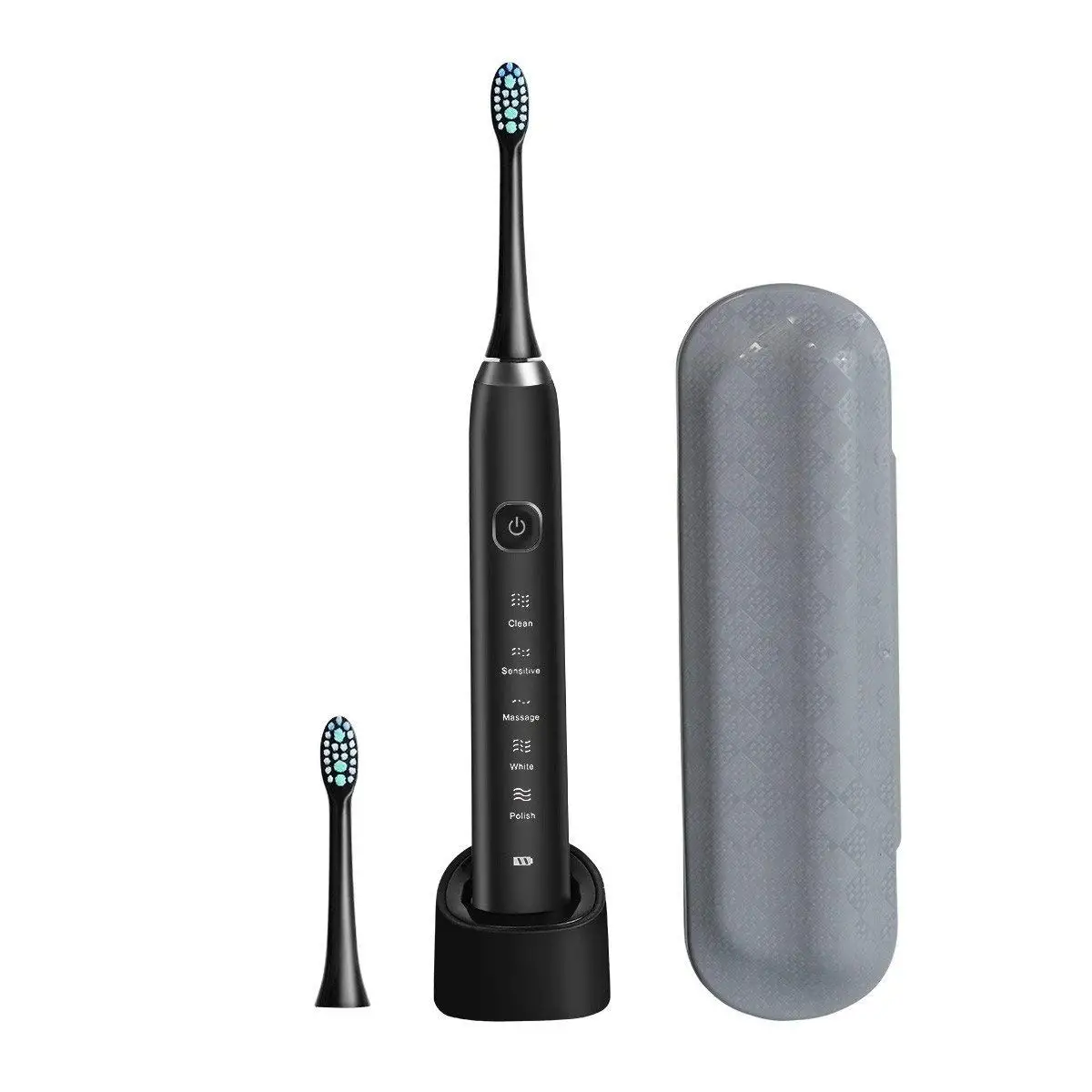 Sarmocare Electric Toothbrush for Adults USB Sonic Rechargeable Teeth Brushes with 3 Replacement Heads Smart Timer Waterproof Sarmocare Electric Toothbrush for Adults USB Sonic Rechargeable Teeth Brushes with 3 Replacement Heads Smart Timer Waterproof