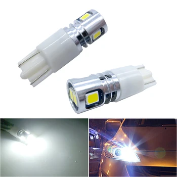 

2x Car Led T10 W5W LED Light Bulb Car Side Marker Light License Plate Lamp Car Exterior Parking Light For BMW Audi Mercedes