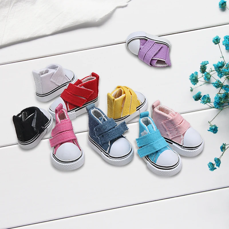1 Pair 5cm Doll Canvas Shoes Seakers Doll Toy Footwear Sports Tennis Shoes Children Gift Toys 1 Pair 5cm Doll Canvas Shoes Seakers Doll Toy Footwear Sports Tennis Shoes Children Gift Toys