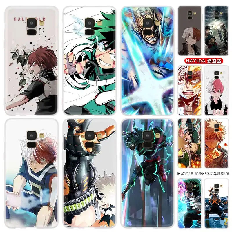 Чехол для телефона Samsung Galaxy J6 J8 J5 J7 J4 Plus 2018 2016 2017 EU Prime Pro CORE My Boku No Hero academic Todoroki Shouto |