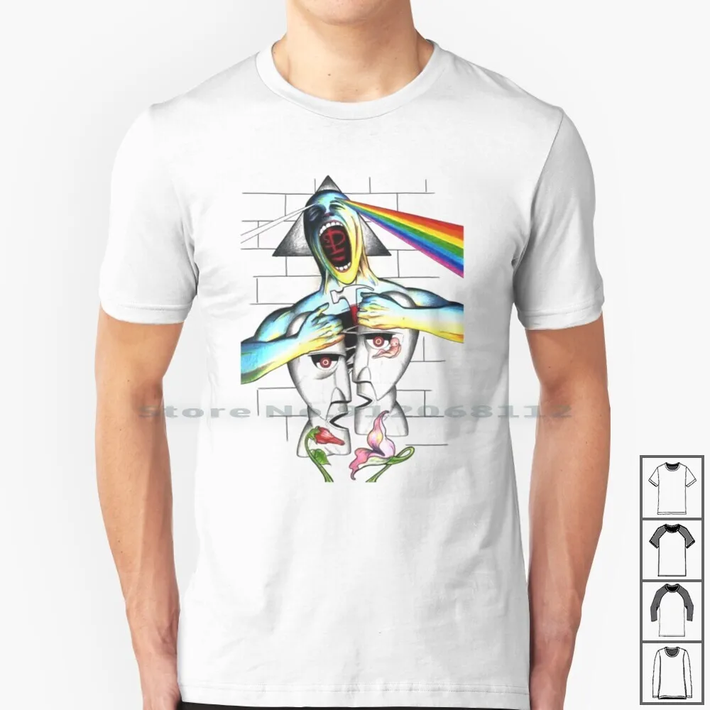 Maglietta Donna 100% Cotone Album Art Target Song List The Wall Tour Darkside Of The Moon Pics Echos The Wall Song List Waters
