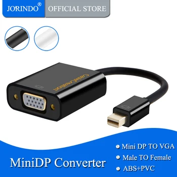 

Mini DP to VGA, JORINDO Mini DisplayPort (Thunderbolt 2) to VGA Adapter 1080P Compatible Mackbook Pro/Air, iMac, Apple Devices
