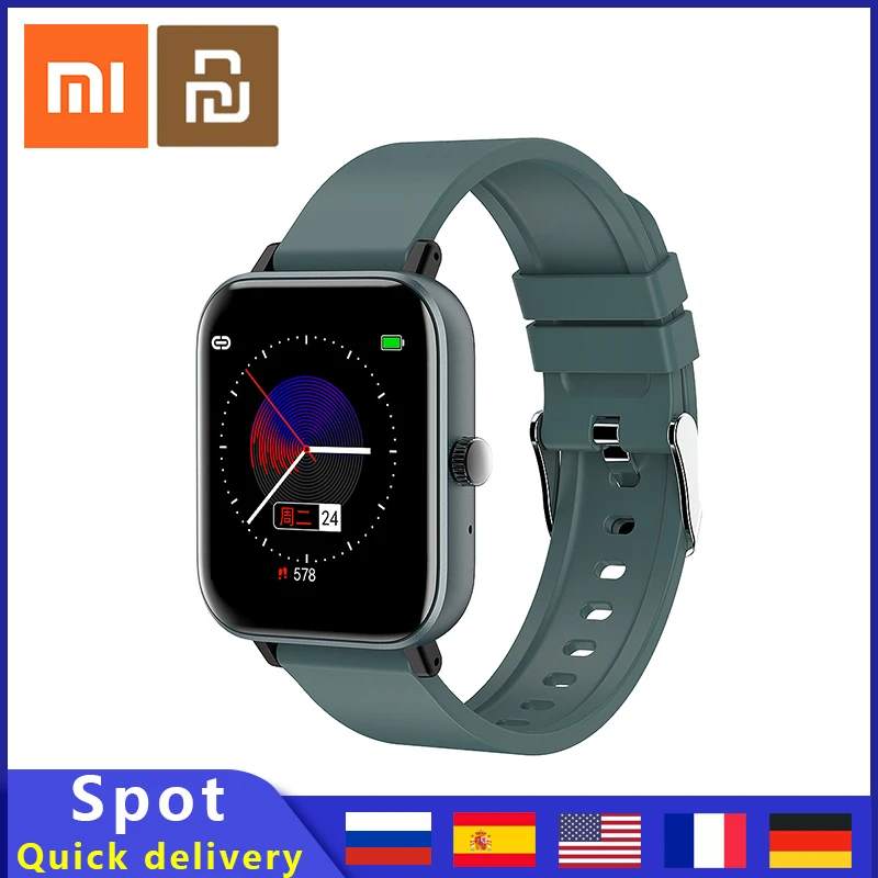 

Xiaomi 1.4 inch Smart Watch Men Full Touch Fitness Tracker Blood Pressure Smart Clock Women GTS Smartwatch Bluetoot Phone watch