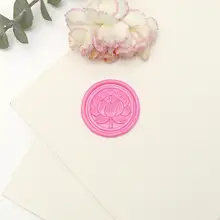 Воск печать штамп-1 шт. Лотос воск печать штамп/Пользовательский японский Kamon hasu Лотос уплотнительный штамп/воск уплотнительный комплект/пользовательская Свадебная печать